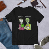 Vegan Zombie Unisex T-Shirt + House Of HaHa Best Cool Funniest Funny Gifts