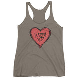 Happy VD Valentines Day Heart STD Holiday Humor Women's Tank Top + House Of HaHa Best Cool Funniest Funny Gifts