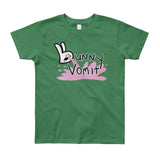 Bunny Vomit Logo Youth Short Sleeve T-Shirt -Made in USA - House Of HaHa