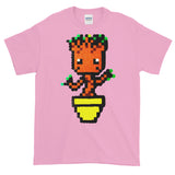Baby Groot Perler Art Short-Sleeve T-Shirt by Aubrey Silva + House Of HaHa Best Cool Funniest Funny Gifts