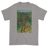 Walkers Of Oz: Zombie Wizard of Oz Cornfield Parody  Men's Short Sleeve T-Shirt + House Of HaHa Best Cool Funniest Funny Gifts