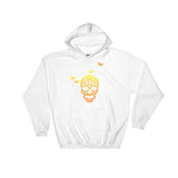 Butterfly Skull Men's Heavy Hooded Hoodie Sweatshirt - House Of HaHa