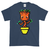 Baby Groot Perler Art Short-Sleeve T-Shirt by Aubrey Silva + House Of HaHa Best Cool Funniest Funny Gifts