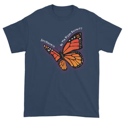 Be the Bigger Butterfly Shit Happens Good Advice Kindness Men's Short Sleeve T-Shirt + House Of HaHa Best Cool Funniest Funny Gifts