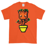 Baby Groot Perler Art Short-Sleeve T-Shirt by Aubrey Silva + House Of HaHa Best Cool Funniest Funny Gifts
