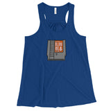 Super Blow Me Nintendo Cartridge Advice Parody Women's Flowy Racerback Tank + House Of HaHa Best Cool Funniest Funny Gifts
