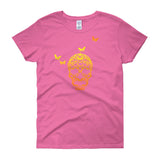 Butterfly Skull Women's Short Sleeve Ladies' T-Shirt - House Of HaHa