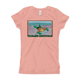 Please Recycle Girl's Princess Aquaman Parody Kids T-Shirt - House Of HaHa