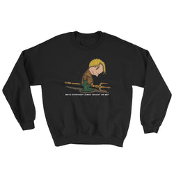 Why's Everybody Always Picking On Me? Aquaman Charlie Brown Mash-Up Men's Sweatshirt - House Of HaHa