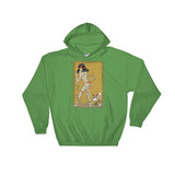 Mummy Pin-Up Heavy Hooded Hoodie Sweatshirt + House Of HaHa Best Cool Funniest Funny Gifts