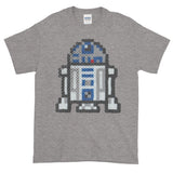 R2-D2 Perler Art Short-Sleeve T-Shirt by Aubrey Silva + House Of HaHa Best Cool Funniest Funny Gifts