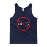 No Hugs Don't Touch Me Introvert Personal Space PSA Men's Tank Top + House Of HaHa Best Cool Funniest Funny Gifts