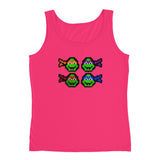 Ninja Turtles Perler Art Ladies' Tank Top by Aubrey Silva + House Of HaHa Best Cool Funniest Funny Gifts