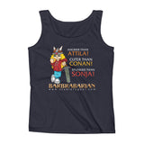 Barbrabarian Ladies' Tank Top + House Of HaHa Best Cool Funniest Funny Gifts