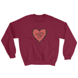 Happy VD Valentines Day Heart STD Holiday Humor Sweatshirt + House Of HaHa Best Cool Funniest Funny Gifts