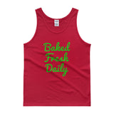 Baked Fresh Daily Men's Cannabis Tank Top - House Of HaHa