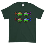 Ninja Turtles Perler Art Short-Sleeve T-Shirt by Aubrey Silva + House Of HaHa Best Cool Funniest Funny Gifts
