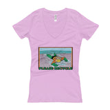 Please Recycle Women's V-Neck Aquaman Parody T-Shirt - House Of HaHa