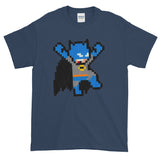 Batman Perler Art Men's Short-Sleeve T-Shirt by Silva Linings + House Of HaHa Best Cool Funniest Funny Gifts
