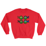 Ninja Turtles Perler Art Sweatshirt by Aubrey Silva + House Of HaHa Best Cool Funniest Funny Gifts