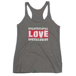 Unconditional Love Unexclusive Family Unity Peace Women's Tank Top + House Of HaHa Best Cool Funniest Funny Gifts