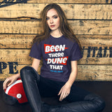 Been There Dune That Sand Lake Oregon ATV Flag Short-Sleeve Unisex T-Shirt + House Of HaHa Best Cool Funniest Funny Gifts