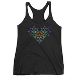 Rainbow Female Gender Venus Symbol Heart Love Unity Women's Tank Top + House Of HaHa Best Cool Funniest Funny Gifts