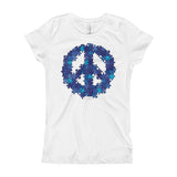 Puzzle Peace Sign Autism Spectrum Asperger Awareness Girl's Princess T-Shirt + House Of HaHa Best Cool Funniest Funny Gifts