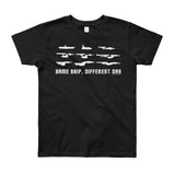 Same Ship Different Day Star Trek Enterprise Parody Youth Short Sleeve T-Shirt + House Of HaHa Best Cool Funniest Funny Gifts