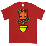 Baby Groot Perler Art Short-Sleeve T-Shirt by Aubrey Silva + House Of HaHa Best Cool Funniest Funny Gifts