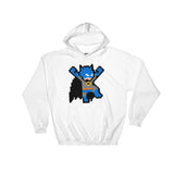 Batman Perler Art Hooded Sweatshirt by Silva Linings + House Of HaHa Best Cool Funniest Funny Gifts