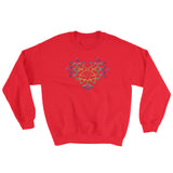 Rainbow Female Gender Venus Symbol Heart Love Unity Sweatshirt + House Of HaHa Best Cool Funniest Funny Gifts