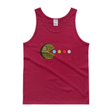 PAC-MOON Death Star Pac-Man Mashup Men's Tank top by Aaron Gardy + House Of HaHa Best Cool Funniest Funny Gifts