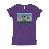 Please Recycle Girl's Princess Aquaman Parody Kids T-Shirt - House Of HaHa