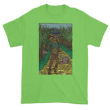 Walkers Of Oz: Zombie Wizard of Oz Cornfield Parody  Men's Short Sleeve T-Shirt + House Of HaHa Best Cool Funniest Funny Gifts