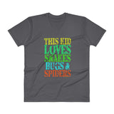 This Kid Loves Snakes Bugs Spiders Creepy Critters V-Neck T-Shirt + House Of HaHa Best Cool Funniest Funny Gifts