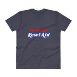 I Drank the Kewl Aid Psychedelic LSD V-Neck T-Shirt + House Of HaHa Best Cool Funniest Funny Gifts