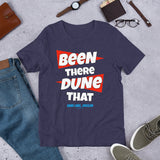 Been There Dune That Sand Lake Oregon ATV Flag Short-Sleeve Unisex T-Shirt + House Of HaHa Best Cool Funniest Funny Gifts