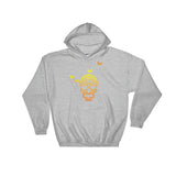 Butterfly Skull Men's Heavy Hooded Hoodie Sweatshirt - House Of HaHa