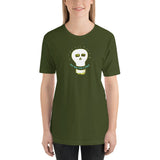 Cute Skull T-Shirt Any Idea How I Died? + House Of HaHa Best Cool Funniest Funny Gifts