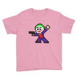 Joker Perler Art Youth Short Sleeve T-Shirt by Silva Linings + House Of HaHa Best Cool Funniest Funny Gifts