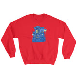 Blue Victorian San Francisco Sweatshirt by Nathalie Fabri + House Of HaHa Best Cool Funniest Funny Gifts