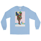 Werewolf Shaving in the Shower Long Sleeve T-Shirt + House Of HaHa Best Cool Funniest Funny Gifts