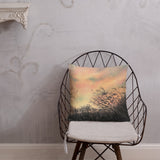 Sunset Silhouette Premium Decorative Throw Pillow + House Of HaHa Best Cool Funniest Funny Gifts
