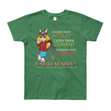 Barbrabarian Youth Short Sleeve T-Shirt + House Of HaHa Best Cool Funniest Funny Gifts