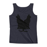 Black Cats Lucky Corset Ladies' Tank Top + House Of HaHa Best Cool Funniest Funny Gifts