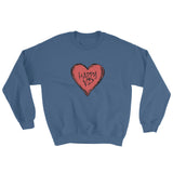Happy VD Valentines Day Heart STD Holiday Humor Sweatshirt + House Of HaHa Best Cool Funniest Funny Gifts