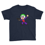 Joker Perler Art Youth Short Sleeve T-Shirt by Silva Linings + House Of HaHa Best Cool Funniest Funny Gifts