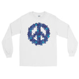Puzzle Peace Sign Autism Spectrum Asperger Awareness Men's Long Sleeve T-Shirt + House Of HaHa Best Cool Funniest Funny Gifts