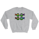 Ninja Turtles Perler Art Sweatshirt by Aubrey Silva + House Of HaHa Best Cool Funniest Funny Gifts